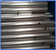 Head pipe in/out let hole